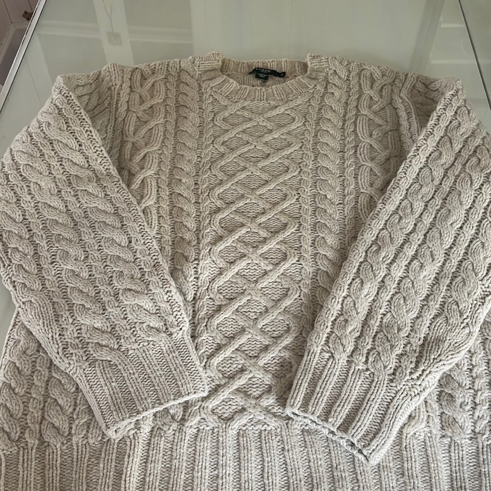 Classic fisherman’s sweater JCREW